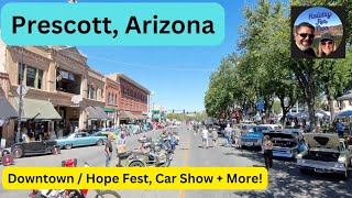 Prescott Arizona  Hope Fest Fair and car show [upl. by Niamert928]