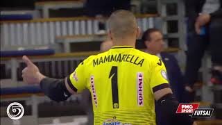 Parate Stefano Mammarella 20182019 Portiere Calcio a 5 Futsal [upl. by Ltihcox]