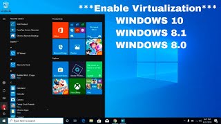 How to enable Virtualization VTx in Bios Windows 10  NEW [upl. by Broddy773]