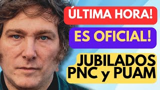 🎁 ANSES y MILEI oficializaron LA MEJOR NOTICIA para Jubilados y PNC en NOVIEMBRE ✚ FECHAS DE PAGO [upl. by Blalock]