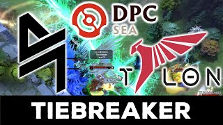 TALON ESPORTS vs BLACKLIST  MAJOR TIEBREAKER  DPC SEA 2023 TOUR 1 DIVISION 1 DOTA 2 [upl. by Barvick]