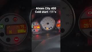 Aixam City 400 Cold start after 2 days sitting [upl. by Hgeilyak366]