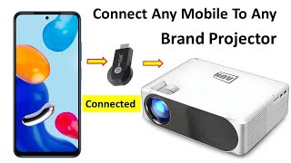 How To Connect Mobile To Any Brand Projector  Mobile Ko Projector Ke Saath Kaise Connect Kare [upl. by Asyar]