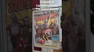 Reports coming in of Lightening inside The Grand Arcade Wigan SuperHeroes LighteningMcQueen [upl. by Norma268]