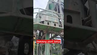 Batching plant Setup construction concretemachinery [upl. by Esilahs428]