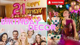 DIY Happy Birthday Decoration Ideas at Home  Easy Birthday Decorations  StepbyStep Guide [upl. by Hayarahs]