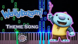 Wallykazam Theme Song Piano Tutorial and Cover [upl. by Maite]