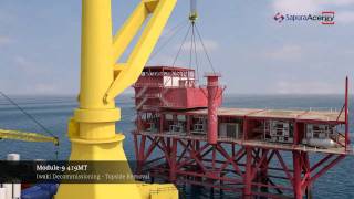 SapuraAcergy  Iwaki Platform Decommissioning Animation [upl. by Oirretna]