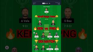 KEN vs PNG today dream11 prediction team  KEN vs PNG  dream11 odi ken png [upl. by Ytiak]