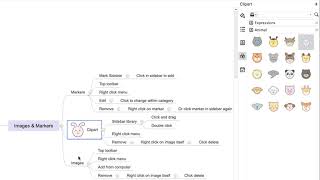 EdrawMind Tutorial  Markers and Images [upl. by Oemor]