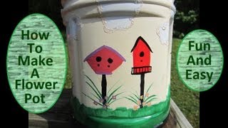 How To Make A Flower Pot Out Of A Coffee Can [upl. by Bound973]