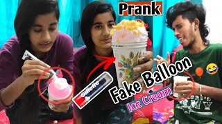 Fake Balloon 🎈 Ice🍦 Prank Surya மெரண்டுட்டான்  He Shocked 😂😂  Tamil Prank videosTamil Prank [upl. by Einal]