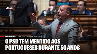 “O PSD tem mentido aos portugueses durante 50 anos” [upl. by Noryd773]