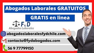 🔴 abogados laborales gratuitos chile gratis en linea Santiago  Melipilla 🤓 [upl. by Nonrev]