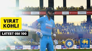 VIRAT KOHLIS CENTURY MASTERCLASS  King Kohli Strikes Again  India vs Sri Lanka 3rd ODI Cricket24 [upl. by Yert]