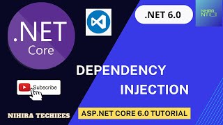 Dependency Injection in ASPNET CORE 60  Dot NET Core using VS Code  NET CORE 60 Tutorial [upl. by Pride]