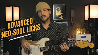 2 Advanced NeoSoul Licks  Guitar Lesson Josh Smith Concept [upl. by Liederman]