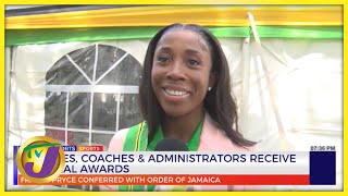 Athletes Coaches amp Administrators Receive National Awards  Oct 17 2022 [upl. by Nayr222]