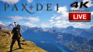 Pax Dei 4k Live Stream  RTX 4080 Gameplay Saturday Exploring [upl. by Gabriell756]