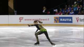 Finlandia Trophy 2012 Espoo 6102012 Ladies Short Program Julia Lipnistkaia RUS [upl. by Yssis]