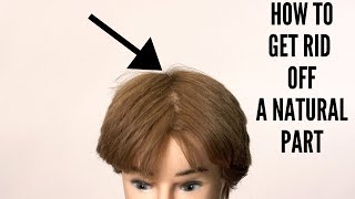 How to Get Rid of a Natural Hair Parting  TheSalonGuy [upl. by Saibot]