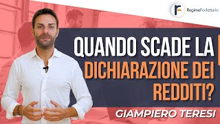 Quando scade la Dichiarazione dei Redditi [upl. by Nnanaej]