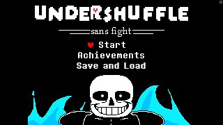 UnderShuffle Sans fight but I did a bad thing [upl. by Jordon]