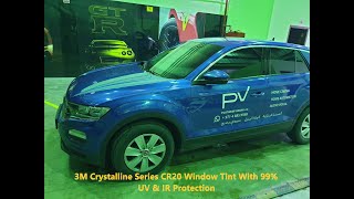 3M Crystalline Series CR20 Window Tint With 99 UV amp IR [upl. by Drape]