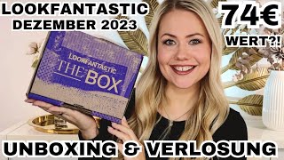 LOOKFANTASTIC BEAUTY BOX DEZEMBER 2023  UNBOXING amp VERLOSUNG [upl. by Bracci]