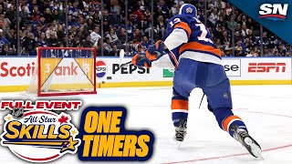 FULL One Timers Competition  2024 NHL AllStar Skills [upl. by Halimak315]