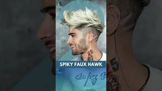 Best Spiky Haircuts for Men Spiky Faux Hawk haircut fadecut hairstyle highfade [upl. by Eurd]