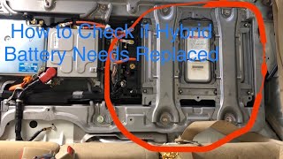 How To Check If You Need A New Hybrid Battery Honda Civic Hybrid 0611 Force Charge [upl. by Roberson]