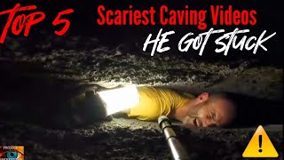 Scariest Caving Videos Gone Horribly Wrong CLAUSTROPHOBIA TRIGGER WARNING [upl. by Hiroko]