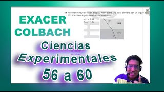 Preguntas 56 a 60 Ciencias Experimentales Exacer [upl. by Nivag]