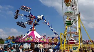 LUNAPARK  Žďárská pouť 2019 Prohlídka Atrakcí  Výlet pro děti [upl. by Atnas]