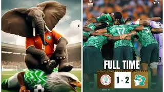 AFCON Nigeria vs Ivory Coast Live Watch Along Match Commentary [upl. by Sky]