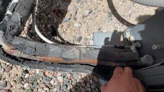 DIY Replacing Line Set Insulation amp Tape on Condenser AC Unit [upl. by Arica]