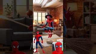 Superheroes But flying broom stick❤️🔥 MarvelampDc AllCharactermarvel avengers shorts robot [upl. by Royce397]