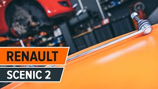 How to change Front Anti Roll Bar Link on RENAULT SCÉNIC 2 TUTORIAL  AUTODOC [upl. by Golda162]