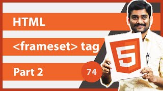 HTML frameset Tag and Frame Tag Part 2  HTML Tutorial 74 🔥😉👍 [upl. by Noisla9]