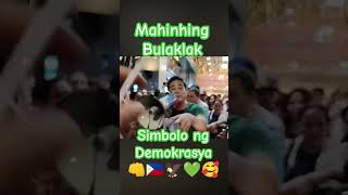 Mahinhing Bulaklak Simbolo ng Demokrasya politics duterte vpsara prrd emynick indaysara du30 [upl. by Yrrek]