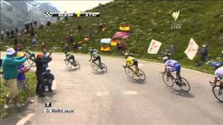 Tour de France Col du Galibier Descent [upl. by Tubb]