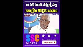 MLC Jeevan Reddy On Party defection Issues  Shorts Sscdigital Balannamuchatlu [upl. by Ahseihs]