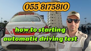 how to start automatic driving test safely passing tips [upl. by Tarrel]