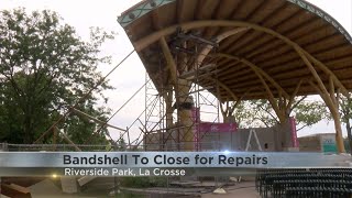 Riverside Park Bandshell closing for repairs [upl. by Einnalem]