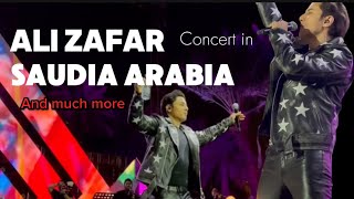 Ali Zafar Concert in Saudia Arabia  Pakistani in Saudia Arabia  Pakistani Culture  Meet Tiktokers [upl. by Gabriellia]