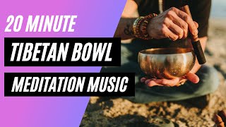 20 MINUTE Tibetan Bowl Meditation Music  Mediation Time With Moni [upl. by Nasho]