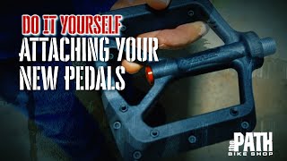 New Bike Assembly — How to Attach Pedals [upl. by Guidotti]