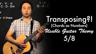 Transposing Chords as Numbers  Usable Guitar Theory 58 [upl. by Byrdie384]