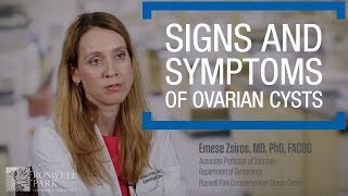 Signs and Symptoms of Ovarian Cysts [upl. by Ardiekal]